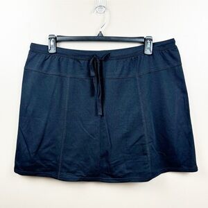 Avenue Black Active Knit Tennis Skort Size 18/20
